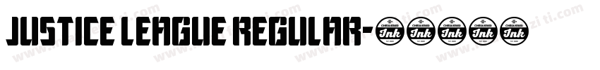 Justice League Regular字体转换